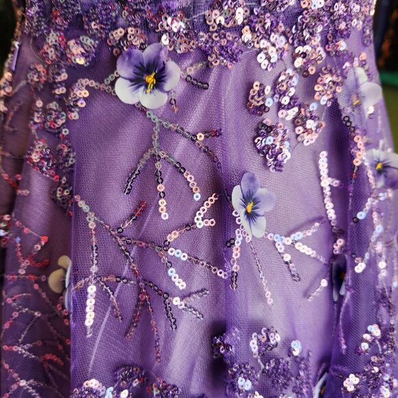 Nina Canacci 7506 Size 2 Purple Prom/Evening Dress - Picture 8 of 8